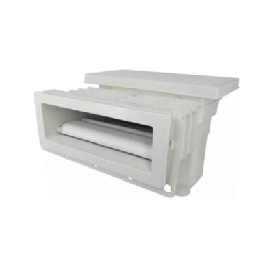 Kit Skimmer UNIK ABS cor branco: Corpo + Tampa + Embelezador